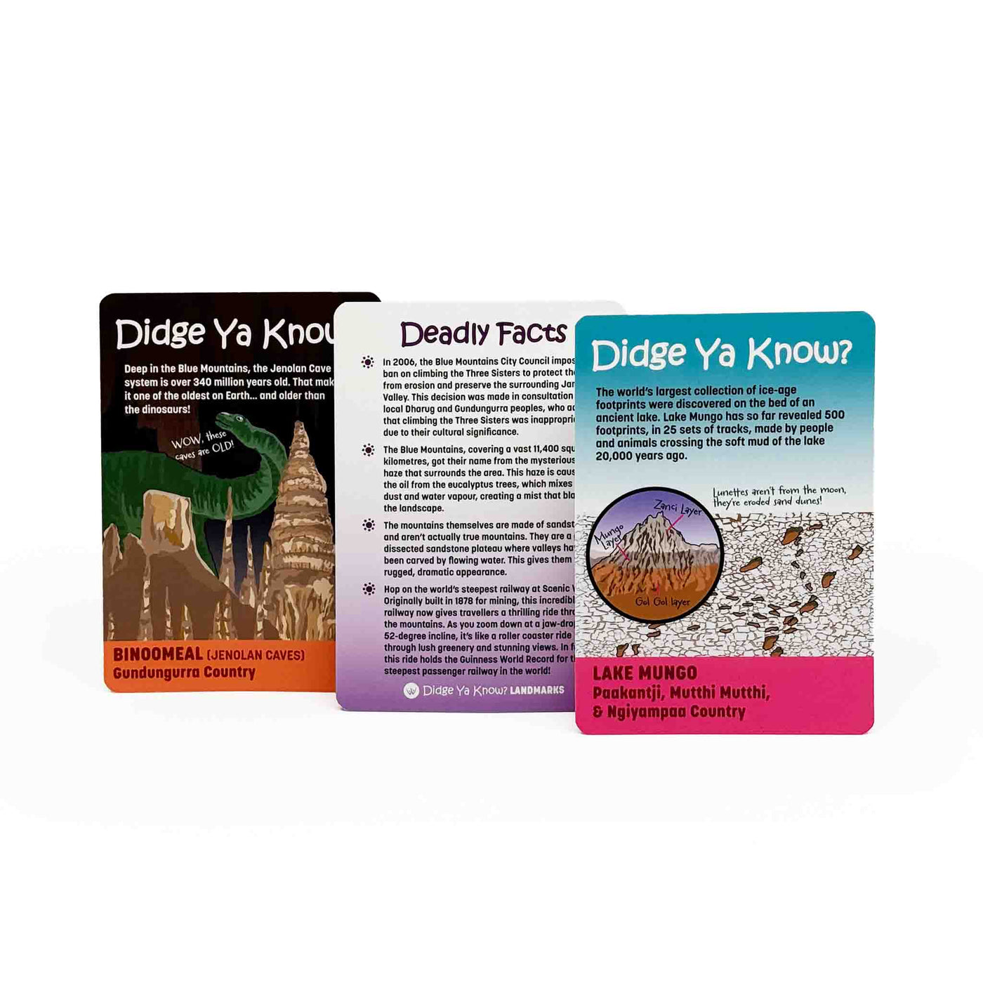 Didge Ya Know? Landmarks Information Cards