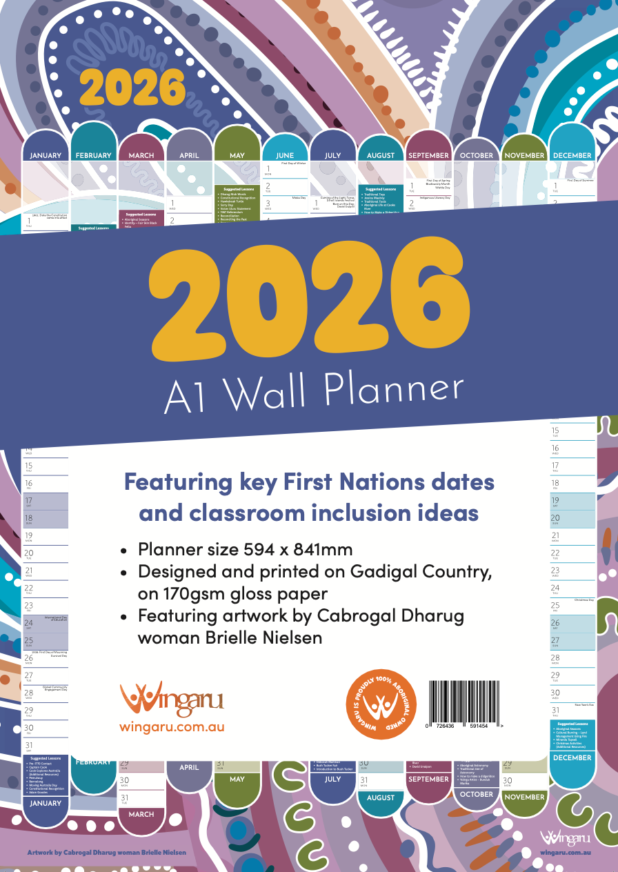2026 Wall  Planner First Nations Date