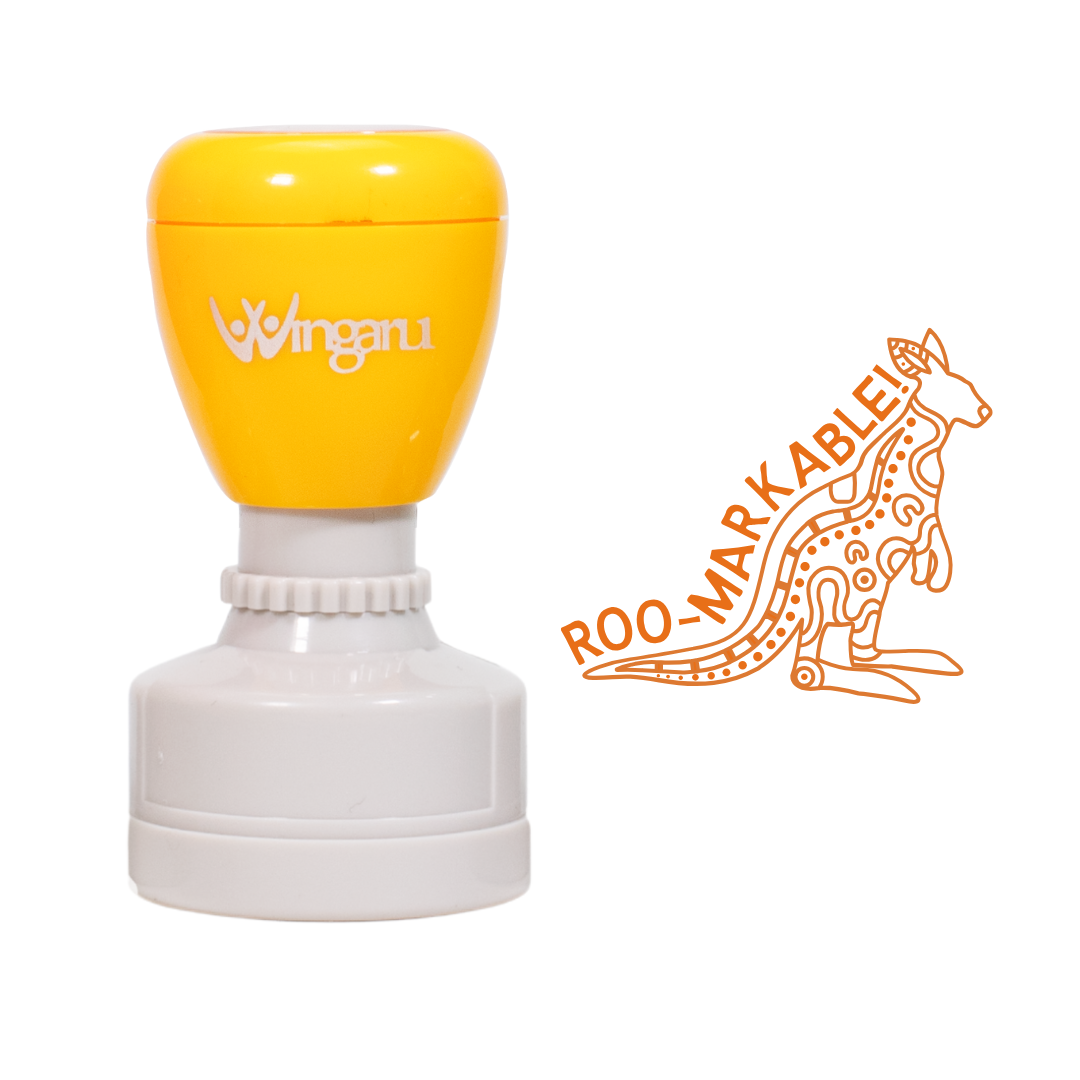 Teacher Stamp - Roo-Markable!