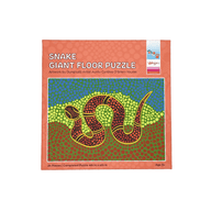 Wingaru Education Snake giant floor puzzle with Aboriginal artwork by Dunghutti artist Aunty Cynthia O’Brien-Younie.