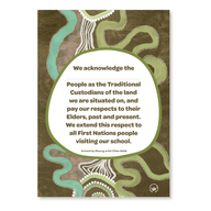 Acknowledgement of Country A2 Poster Set
