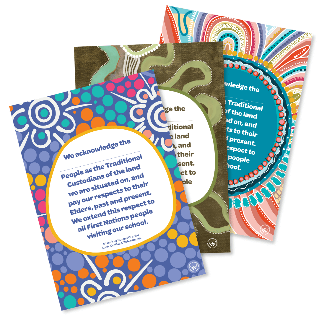 Acknowledgement of Country A2 Poster Set