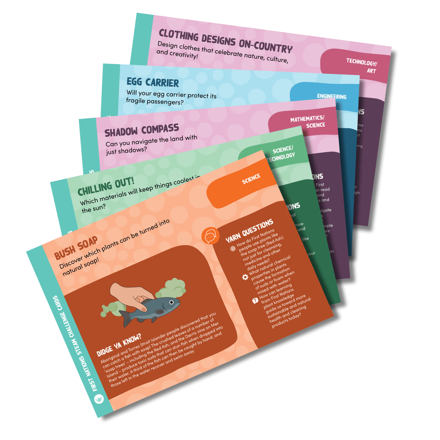 First Nations STEAM Challenge Card Set Bundle