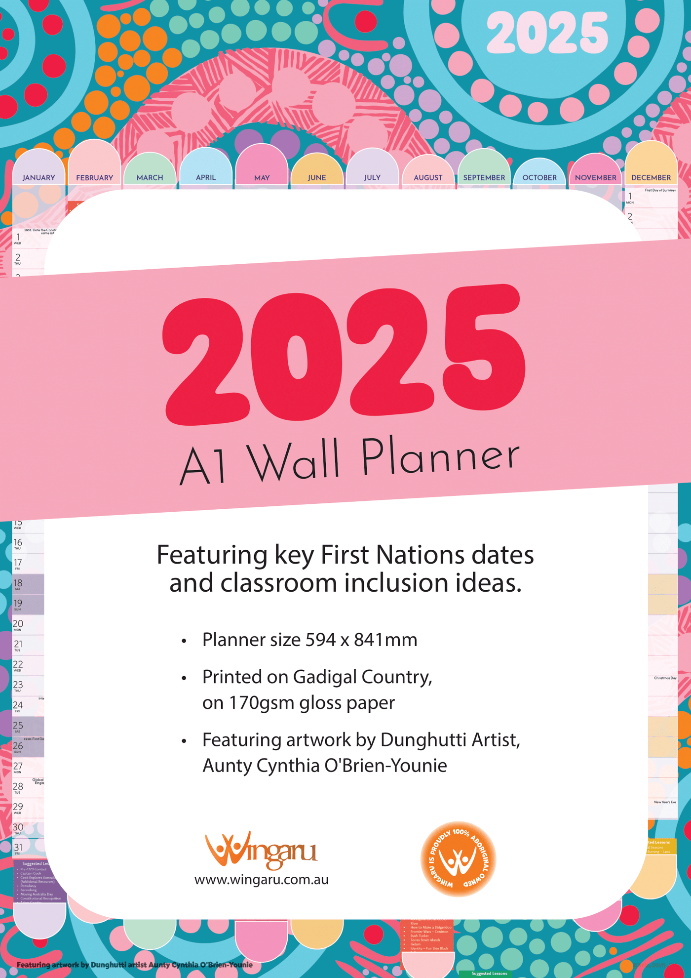 Key First Nations Dates 2025 A1 Planner