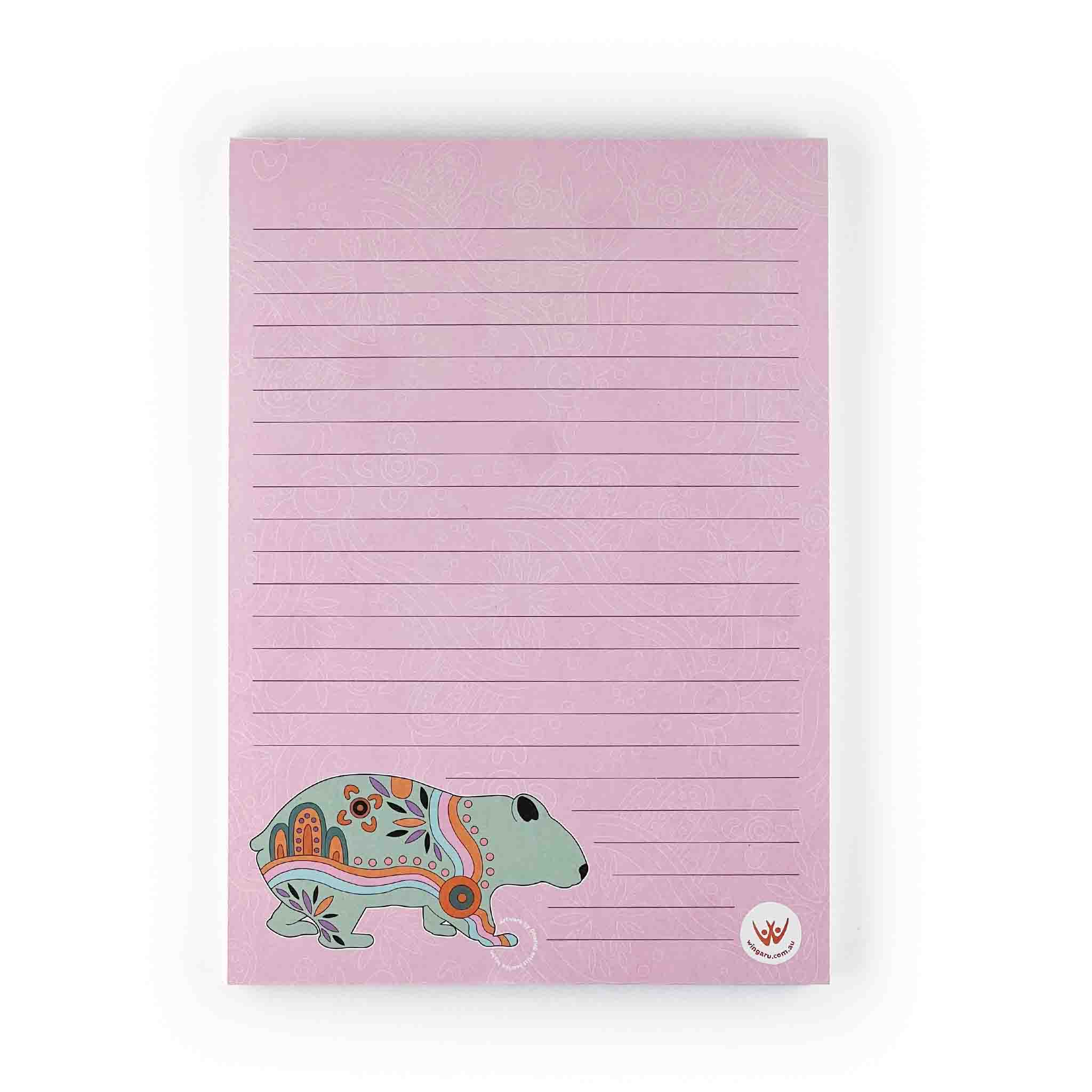 First Nations Art in Notepad Marlee