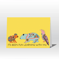 First Nation Art Teacher Appreciation Card