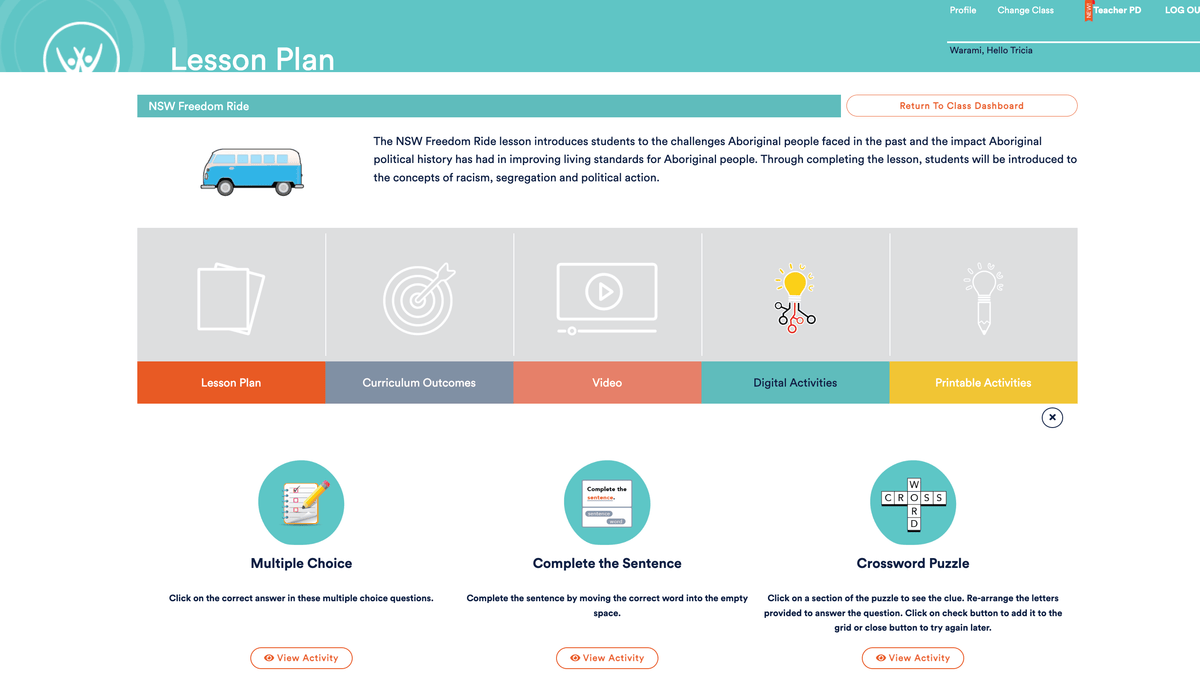 Wingaru Kids Aboriginal Education Platform Trial · Wingaru Store