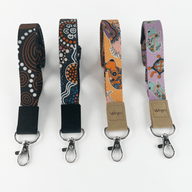First Nations Art Lanyards Purple